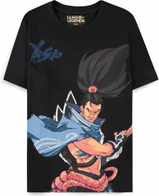 League Of Legends - Yasuo Men's Short Sleeved Black T-shirt voor de Kleding kopen op nedgame.nl