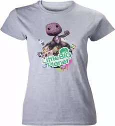 Little Big Planet T-Shirt Grey Women voor de Kleding kopen op nedgame.nl