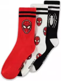 Marvel - Spider-Man - Sport Socks (3Pack) voor de Kleding kopen op nedgame.nl