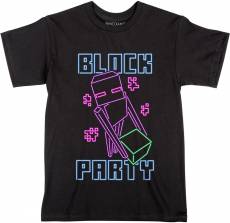 Minecraft - Neon Block Party Youth Tee voor de Kleding kopen op nedgame.nl