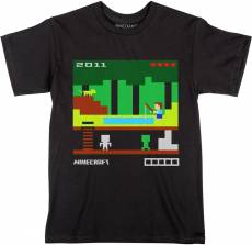 Minecraft - Vintage Pitcraft Youth Tee voor de Kleding kopen op nedgame.nl