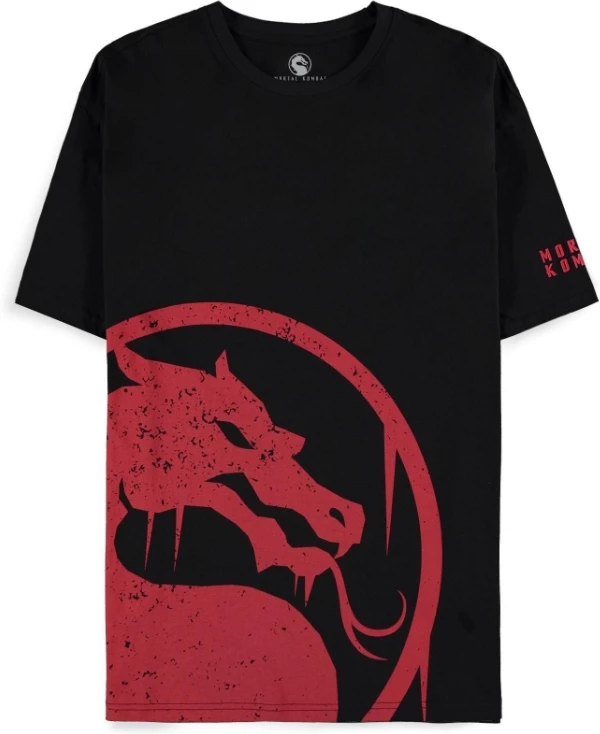 Mortal Kombat - Red Logo Men's Short Sleeved T-shirt voor de Kleding kopen op nedgame.nl