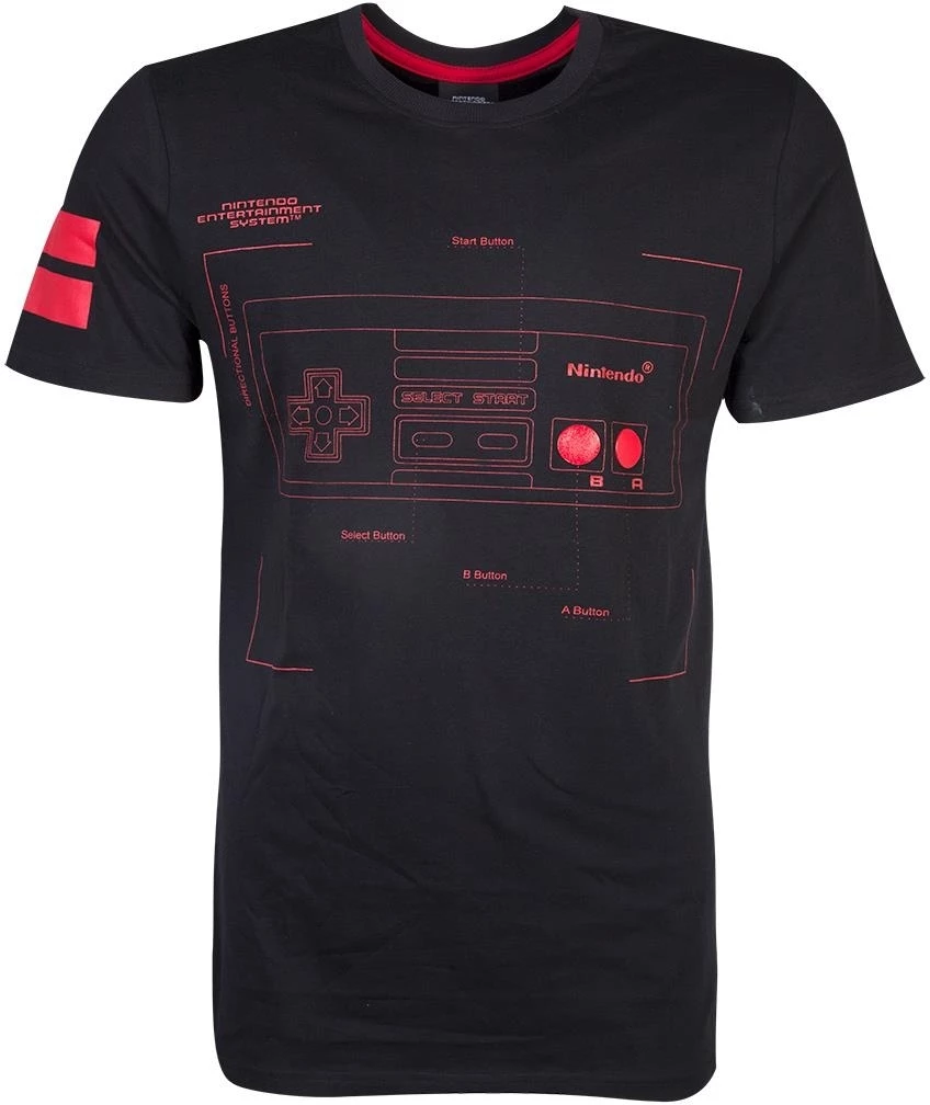 Nintendo - Controller Men's T-shirt voor de Kleding kopen op nedgame.nl