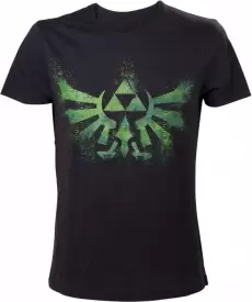 Nintendo - Green Zelda Logo T-Shirt voor de Kleding kopen op nedgame.nl