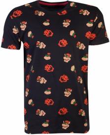 Nintendo - Super Mario Bowser All Over Print Men's T-shirt voor de Kleding kopen op nedgame.nl