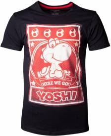 Nintendo - Super Mario Yoshi Poster Men's T-Shirt voor de Kleding kopen op nedgame.nl