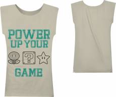 Nintendo Power Up Your Game Top voor de Kleding kopen op nedgame.nl