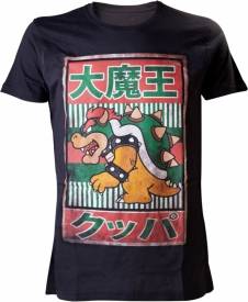 Nintendo T-Shirt Bowser Kanji voor de Kleding kopen op nedgame.nl