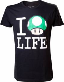 Nintendo T-Shirt I Mushroom Life voor de Kleding kopen op nedgame.nl
