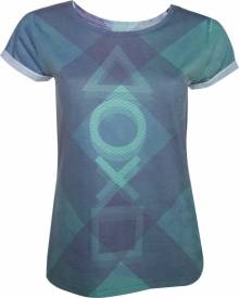 PlayStation - Controller Buttons T-shirt voor de Kleding kopen op nedgame.nl