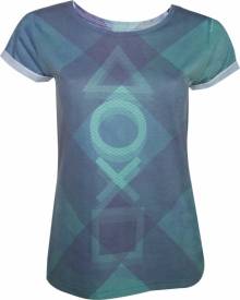 PlayStation - Controller Buttons T-shirt voor de Kleding kopen op nedgame.nl