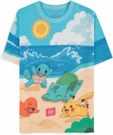 Pokémon - Beach Day - Women's Short Sleeved T-shirt voor de Kleding kopen op nedgame.nl
