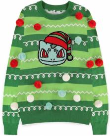 Pokémon - Bulbasaur Patched Christmas Jumper voor de Kleding kopen op nedgame.nl