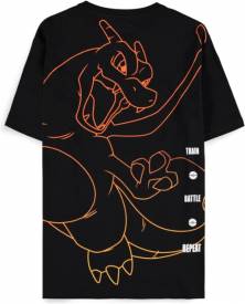 Pokémon - Charizard - Train Battle Repeat Men's Short Sleeved T-shirt voor de Kleding kopen op nedgame.nl