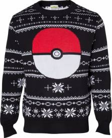Pokemon - Knitted Pokeball Christmas Sweater voor de Kleding kopen op nedgame.nl