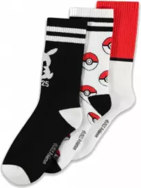 Pokémon - Sport Socks (3Pack) voor de Kleding kopen op nedgame.nl
