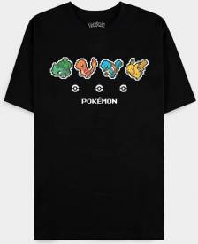Pokémon - Starters - Men's Black Short Sleeved T-shirt voor de Kleding kopen op nedgame.nl