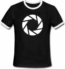 Portal 2 T-Shirt Aperture Symbol voor de Kleding kopen op nedgame.nl