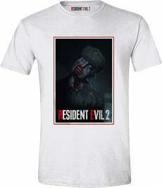Resident Evil 2 Remake - Zombie Cop Men T-Shirt White voor de Kleding kopen op nedgame.nl