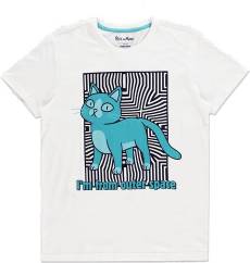 Rick & Morty - Outer Space Cat - Men's T-shirt (schade aan product) voor de Kleding kopen op nedgame.nl