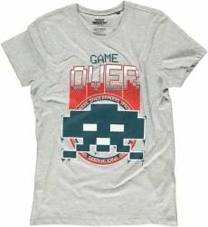 Space Invaders - Game Over Men's T-Shirt voor de Kleding kopen op nedgame.nl