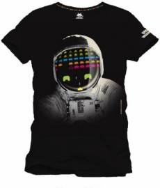 Space Invaders Astronaut T-Shirt Black voor de Kleding kopen op nedgame.nl