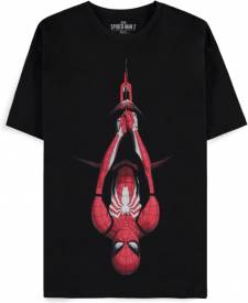 Spider-Man 2 - Hanging Black Men's Short Sleeved T-shirt voor de Kleding kopen op nedgame.nl