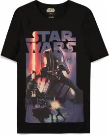 Star Wars - Darth Vader Poster - Men's Short Sleeved T-shirt voor de Kleding kopen op nedgame.nl