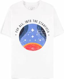 Starfield - For All Into the Starfield Men's Short Sleeved T-shirt voor de Kleding kopen op nedgame.nl