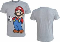 Super Mario T-Shirt Grey voor de Kleding kopen op nedgame.nl