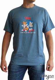 T-Shirt Sonic and Tails (Franse tekst) voor de Kleding kopen op nedgame.nl