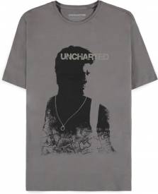 Uncharted - Men's Grey Short Sleeved T-shirt voor de Kleding kopen op nedgame.nl