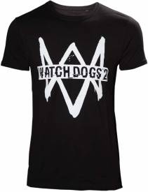 Watch Dogs 2 T-Shirt - Logo with Text voor de Kleding kopen op nedgame.nl