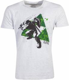 Zelda - Splatter Triforce Men's T-shirt voor de Kleding kopen op nedgame.nl