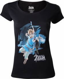 Zelda Breath of the Wild - Link with Bow Women's T-shirt voor de Kleding kopen op nedgame.nl