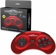 Retro-Bit SEGA Mega Drive 8-Button 2.4G Wireless Controller (Crimson Red) voor de MAC kopen op nedgame.nl