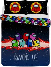 Among Us - 2 Persoons Dekbedovertrek (200cm x 200cm) voor de Merchandise kopen op nedgame.nl