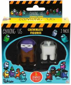 Among Us Crewmate Figures 2-Pack Brown & White (4,5cm) voor de Merchandise kopen op nedgame.nl