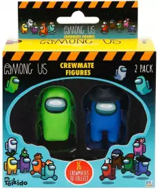 Among Us Crewmate Figures 2-Pack Green & Blue (4,5cm) voor de Merchandise kopen op nedgame.nl