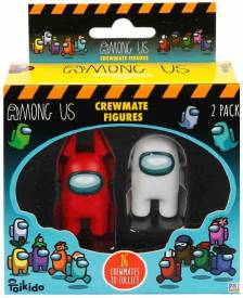 Among Us Crewmate Figures 2-Pack Red & White (4,5cm) voor de Merchandise kopen op nedgame.nl