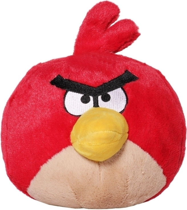 Nedgame gameshop: Angry Birds Pluche 20cm - Red (Merchandise) kopen