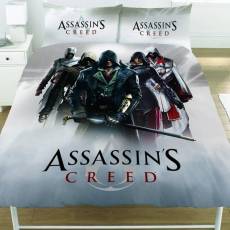 Assassin's Creed 2-persoons Dekbedovertrek 200x200cm voor de Merchandise kopen op nedgame.nl