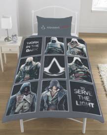 Assassin's Creed Dekbedovertrek 'To Serve the Light' 135x200cm voor de Merchandise kopen op nedgame.nl