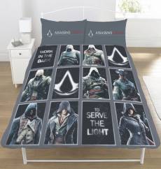 Assassin's Creed Dekbedovertrek 'To Serve the Light' 200x200cm voor de Merchandise kopen op nedgame.nl