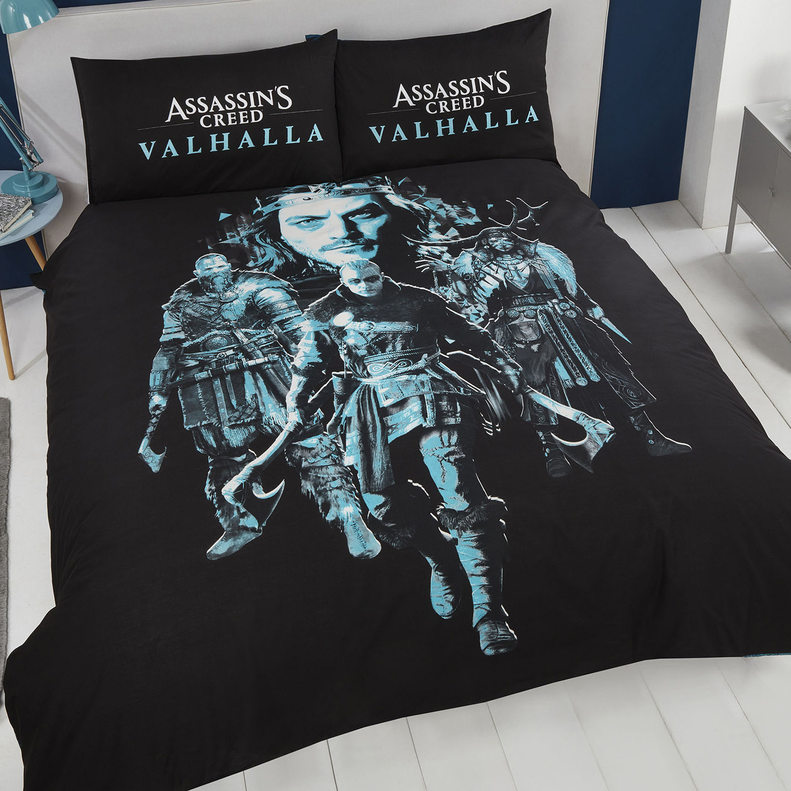 Altijd Zeeslak Psychologisch Nedgame gameshop: Assassin's Creed Valhalla 2 Persoons Dekbedovertrek  (200cm x 200cm) (Merchandise) kopen - aanbieding!