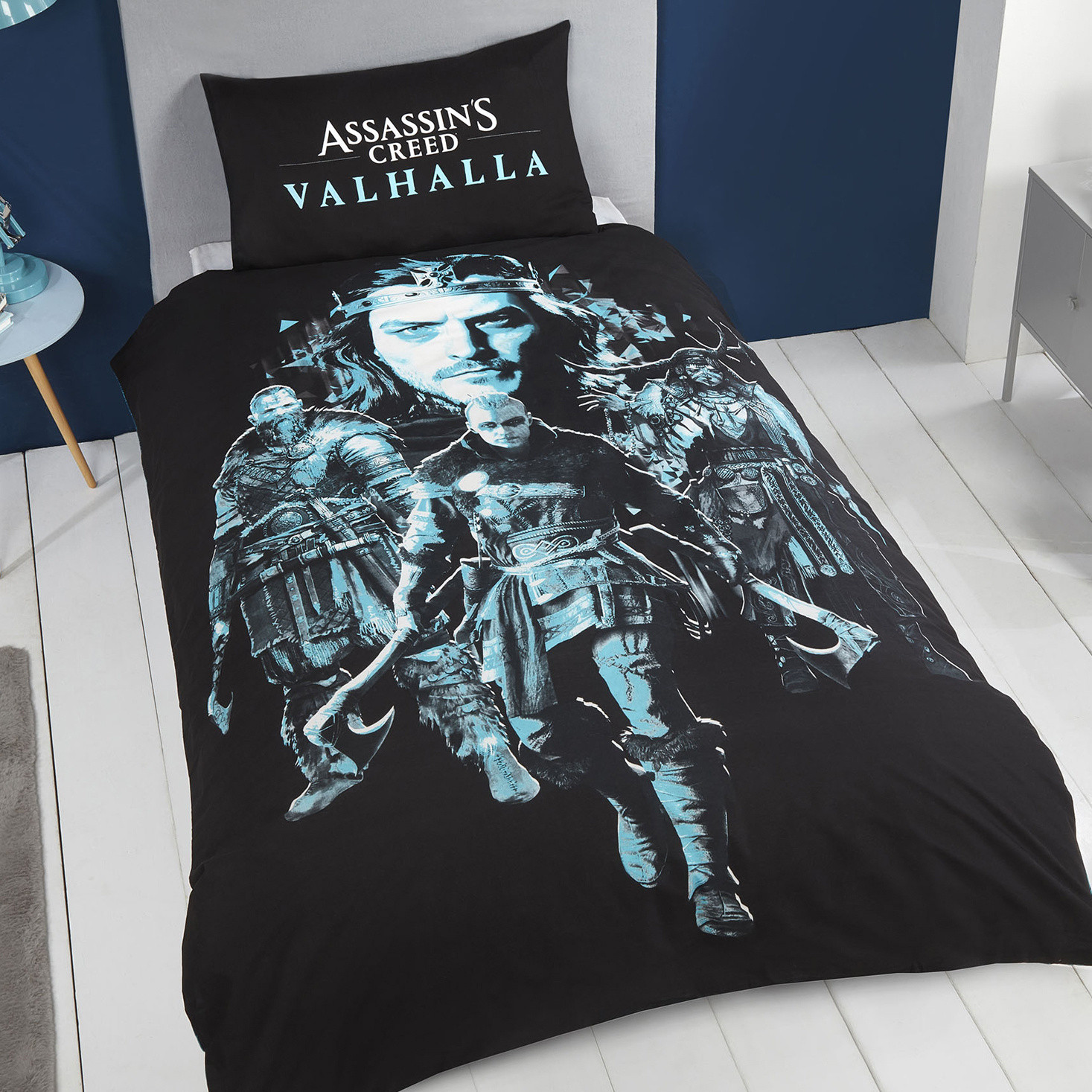 Pebish Verkeerd ik heb honger Nedgame gameshop: Assassin's Creed Valhalla Dekbedovertrek 137x198cm  (Merchandise) kopen - aanbieding!