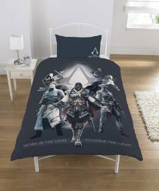 Assassin's Creed Work in the Dark Serve the Light Dekbedovertrek 137x198cm voor de Merchandise kopen op nedgame.nl