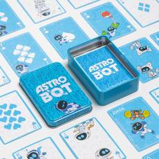 Astrobot - Playing Cards in Tin voor de Merchandise preorder plaatsen op nedgame.nl