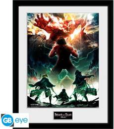 Attack on Titan Framed Print - Key Art voor de Merchandise kopen op nedgame.nl