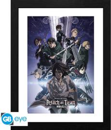 Attack on Titan Framed Print - S4 Key Art 2 voor de Merchandise kopen op nedgame.nl